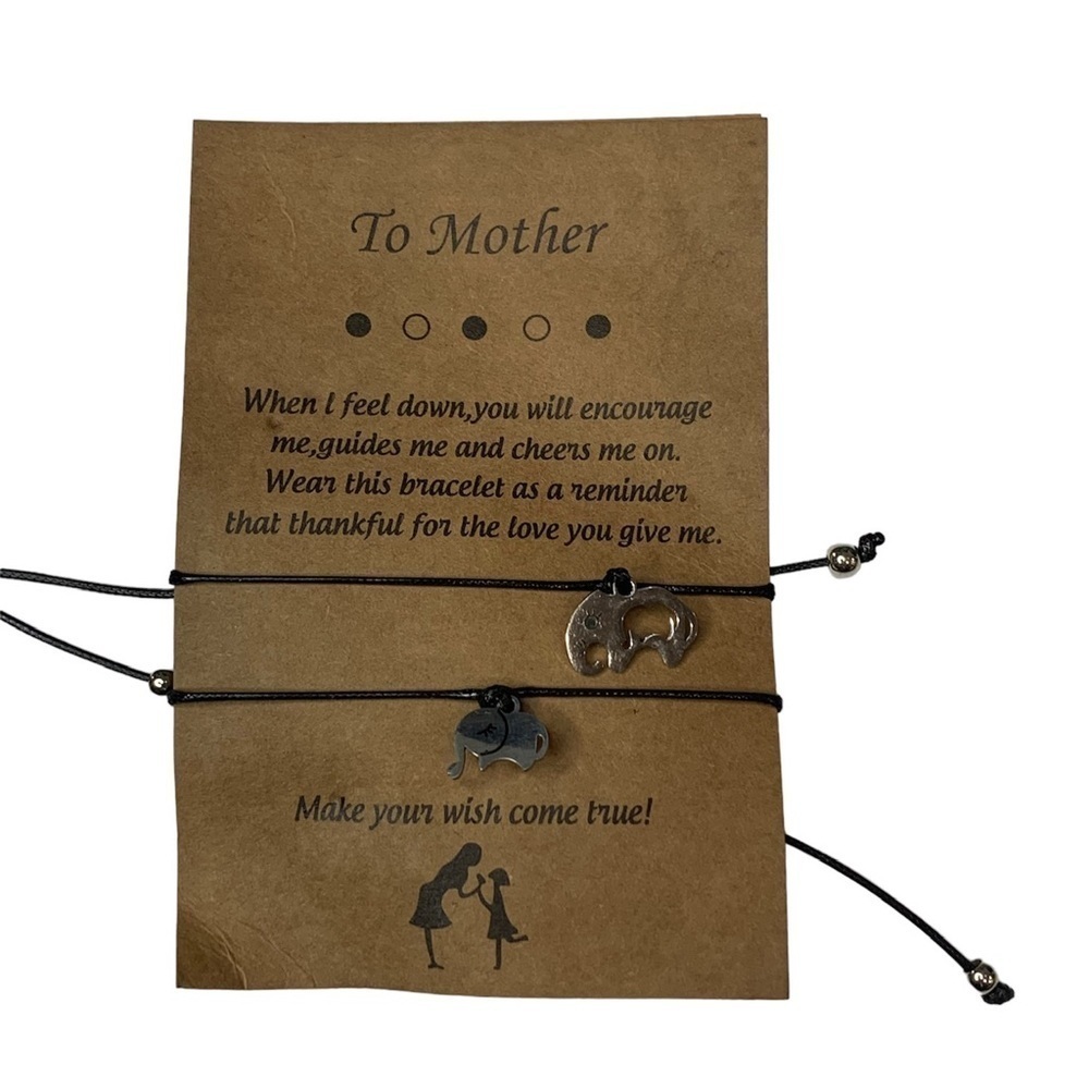 Matching mother and daughter bracelets